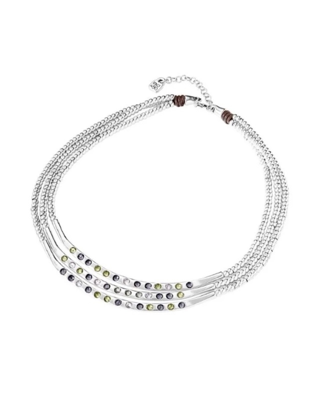 NWT Uno de 50 Triple Blueberries Necklace - Damaged